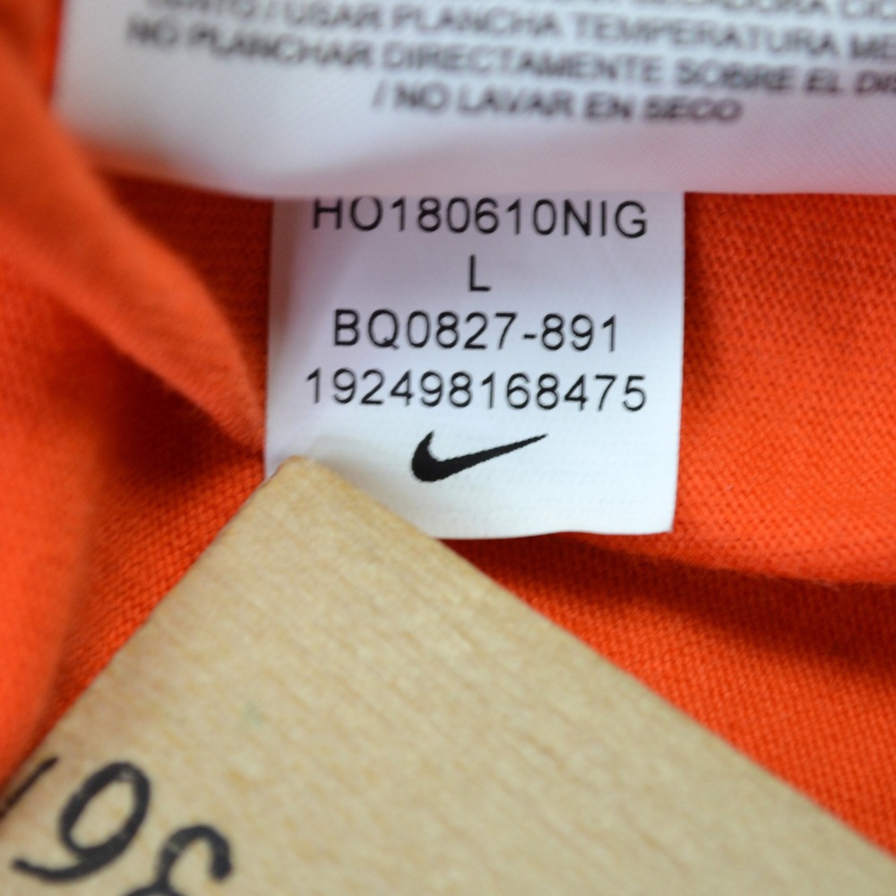 Nike Off-White Air Max 90 Tuxedo Eagle Orange T-Shirt BQ0827-891 Mens Large - Picture 7 of 12
